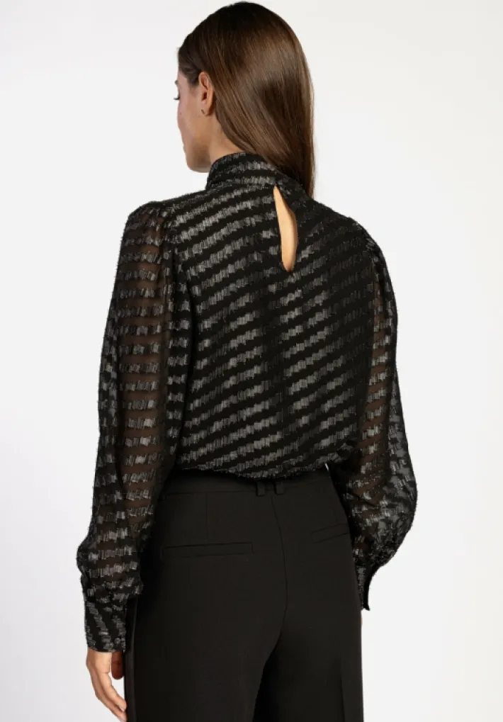 AAIKO Party Collection | Blouses<Quinty Blouse Zwart