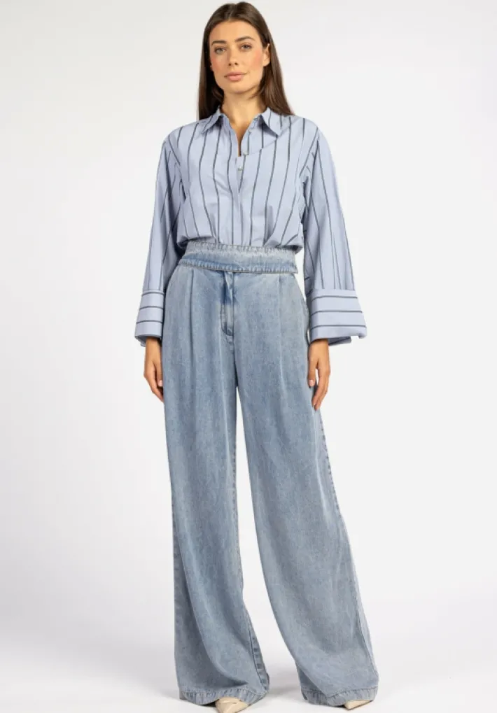 AAIKO Broeken | Co-ord Sets<Rocia Broek Blauw