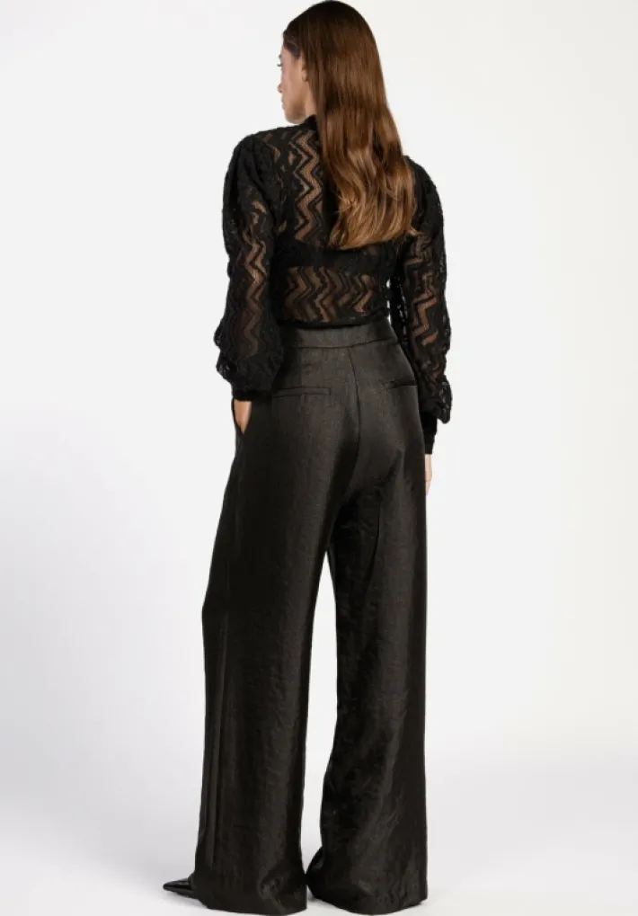 AAIKO Party Collection | Broeken<Rocia Shine Broek Zwart