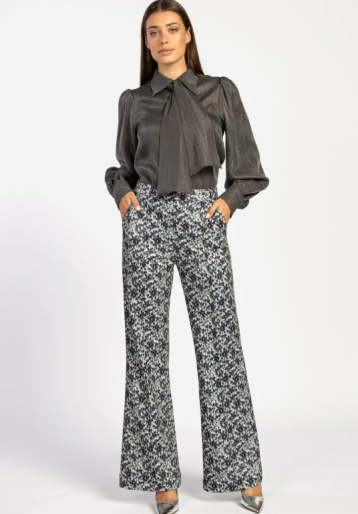 AAIKO Broeken<Sadi Blurry Broek Groen