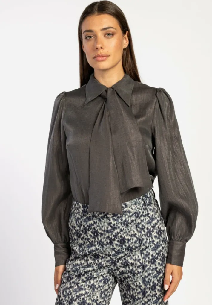 AAIKO Broeken<Sadi Blurry Broek Groen