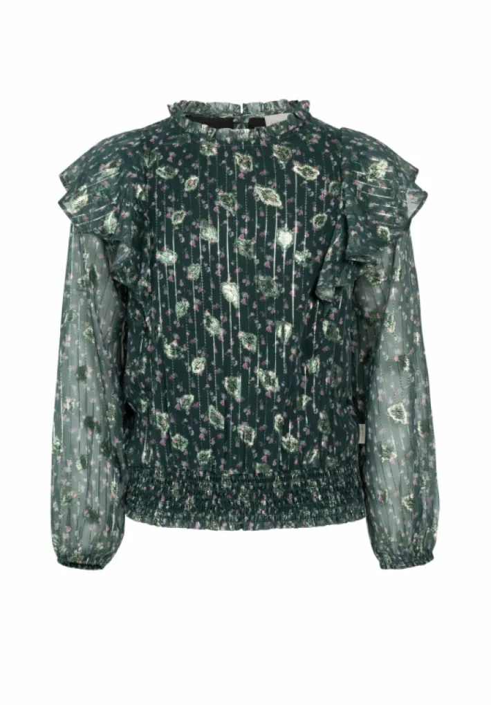 AAIKO Tops | Tops<Senia Blouse Groen