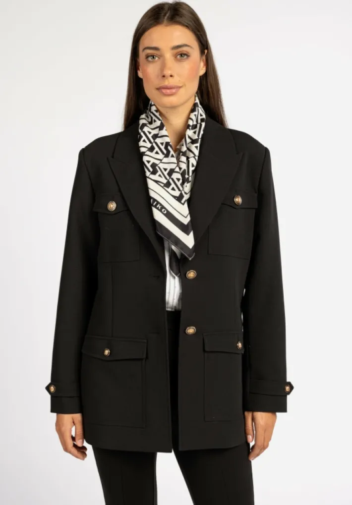 AAIKO Accessoires<Sjaal Zwart Wit