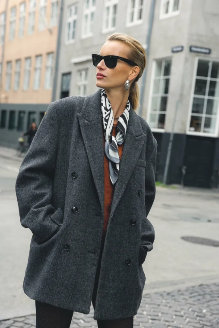 AAIKO Accessoires<Sjaal Zwart Wit