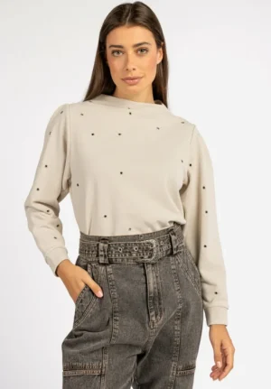AAIKO Tops<Skyler Trui Beige