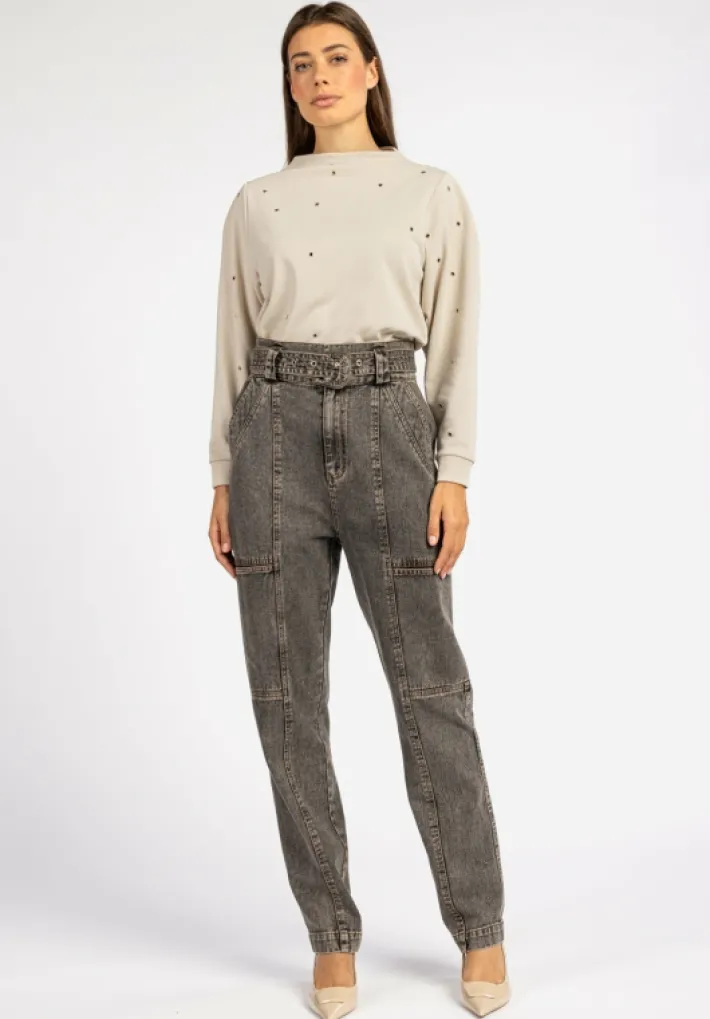 AAIKO Tops<Skyler Trui Beige
