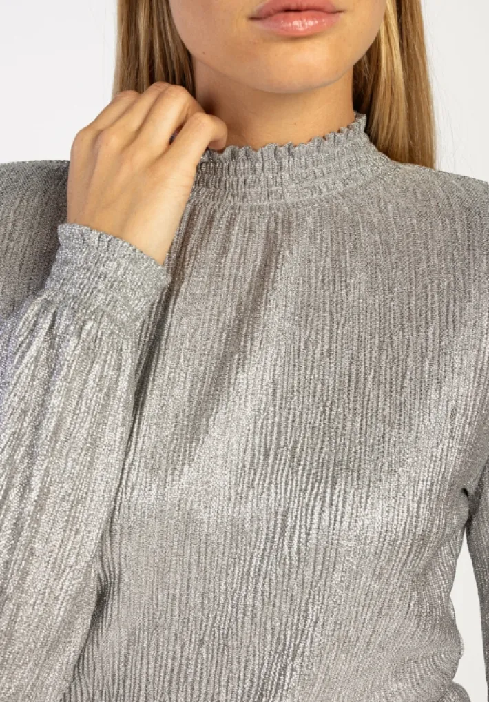 AAIKO Party Collection | Tops<Tory Top Zilver