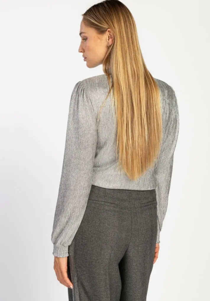 AAIKO Party Collection | Tops<Tory Top Zilver