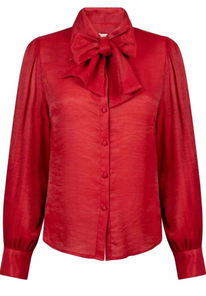 AAIKO Blouses<Veronne Tie Blouse Rood
