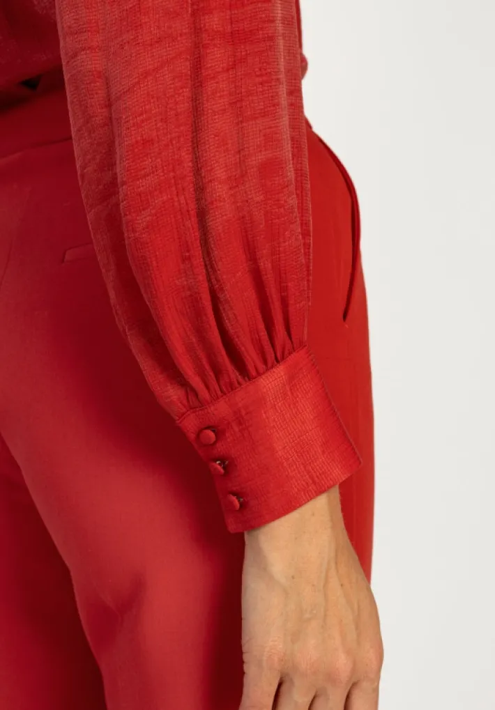 AAIKO Blouses<Veronne Tie Blouse Rood