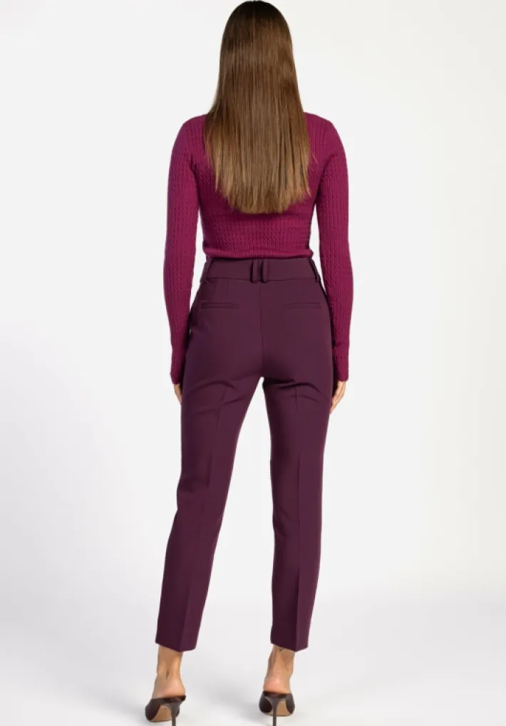 AAIKO Tops | Knitwear<Vida Top Burgundy