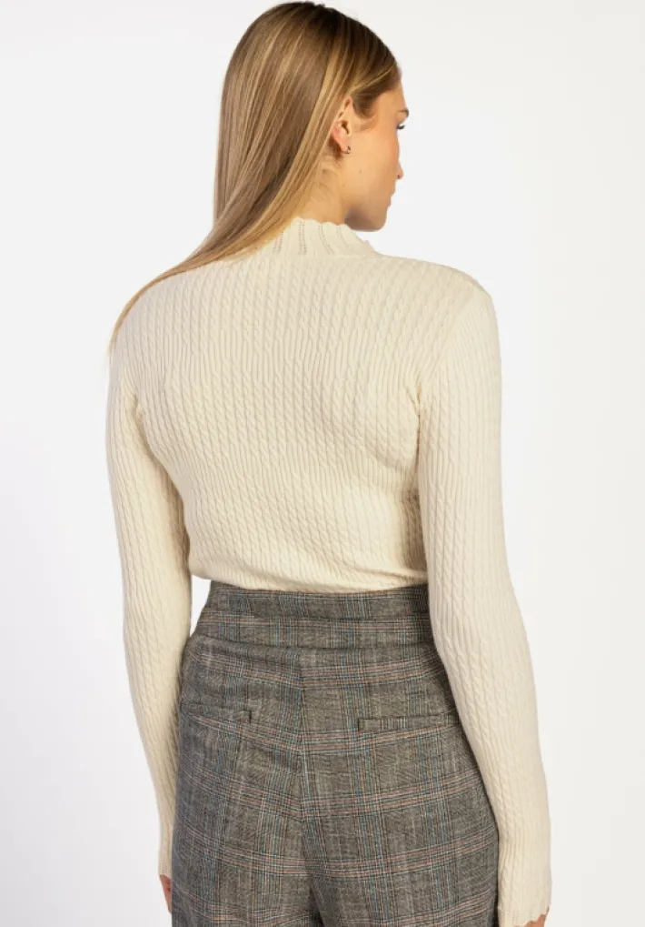 AAIKO Tops | Knitwear<Vida Top Cream