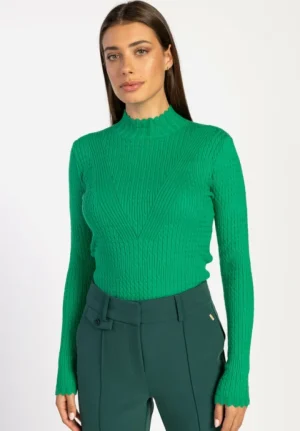 AAIKO Tops | Knitwear<Vida Top Groen