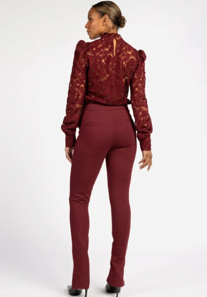 AAIKO Broeken<Wendy Broek Bordeaux
